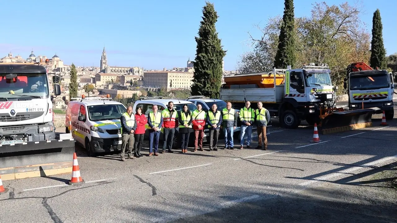 Diecisiete vehículos componen el Plan de Viabilidad Invernal de la Diputación de Toledo