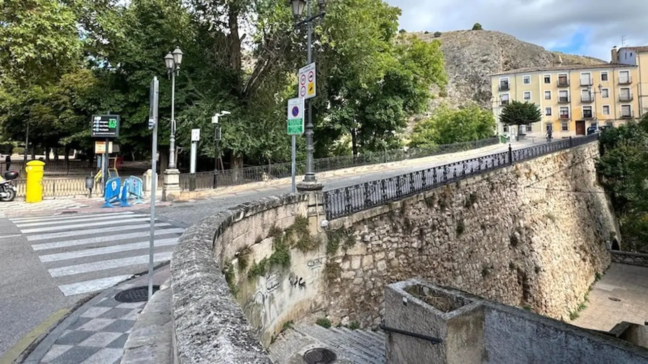 Comienza la excavación del túnel que atravesará el Puente de la Trinidad de Cuenca