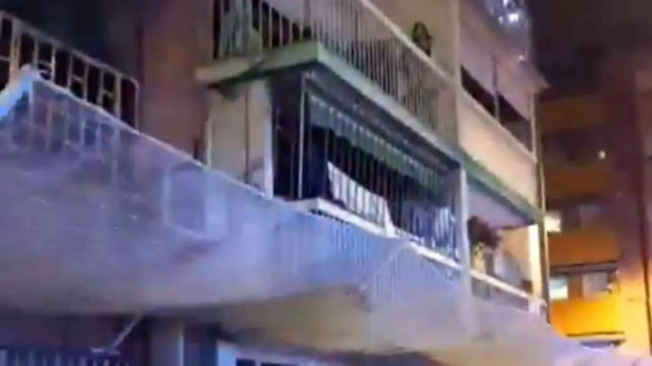 Al menos 10 heridos y vecinos rescatados por los balcones al incendiarse un piso