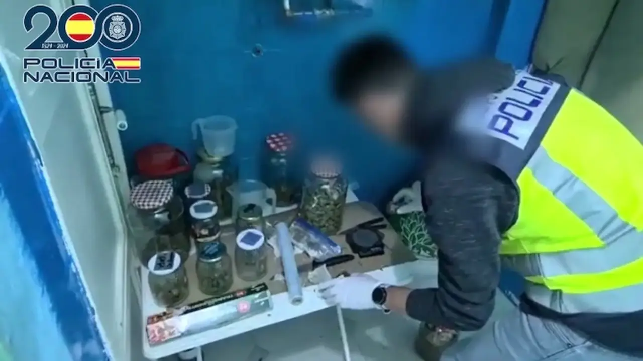 La Policía Nacional desmantela un punto de venta de droga en el centro de Albacete