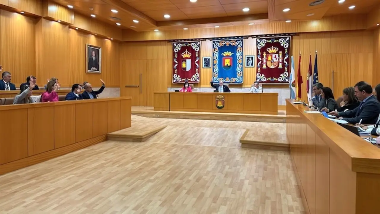 En la imagen un instante del Pleno del Ayuntamiento de Talavera de la Reina celebrado este viernes