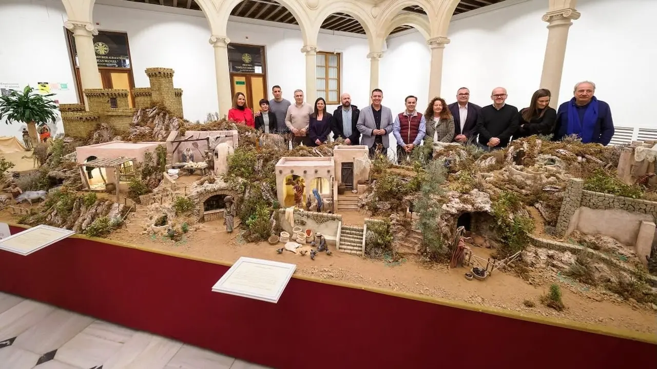 Guiño a Letur en el popular Belén Monumental de la Diputación de Albacete