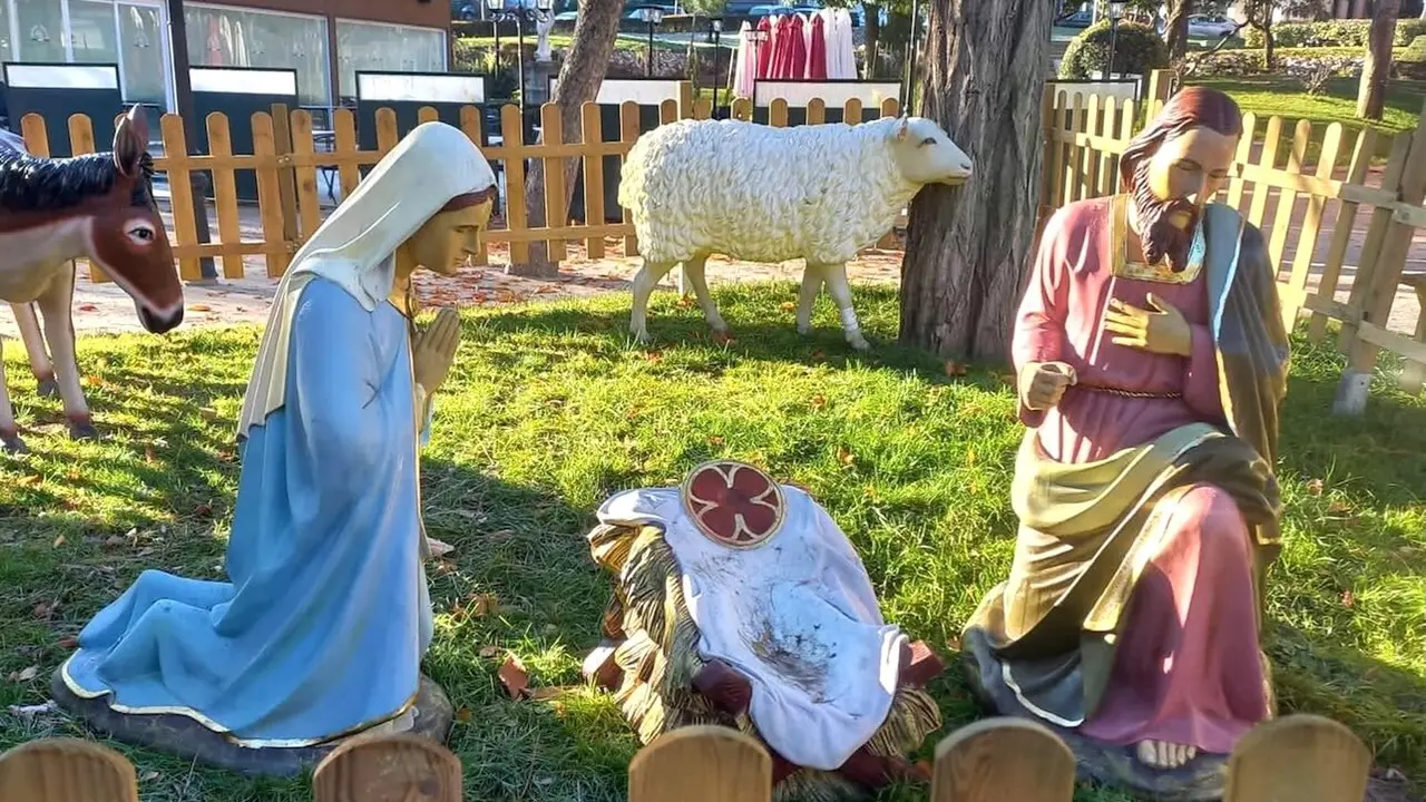 Roban el Niño Jesús del nacimiento del Parque de la Concordia de Guadalajara