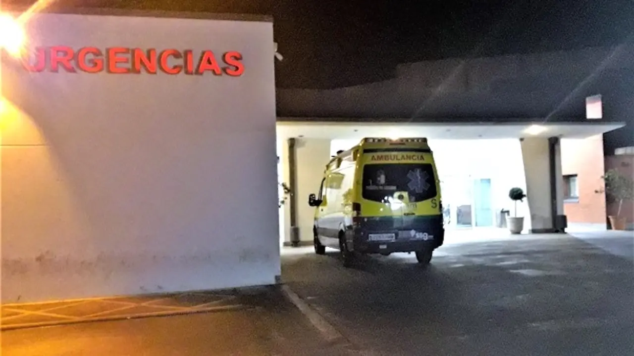 En la imagen de archivo el acceso al Servicio de Urgencias del Hospital General de Ciudad Real