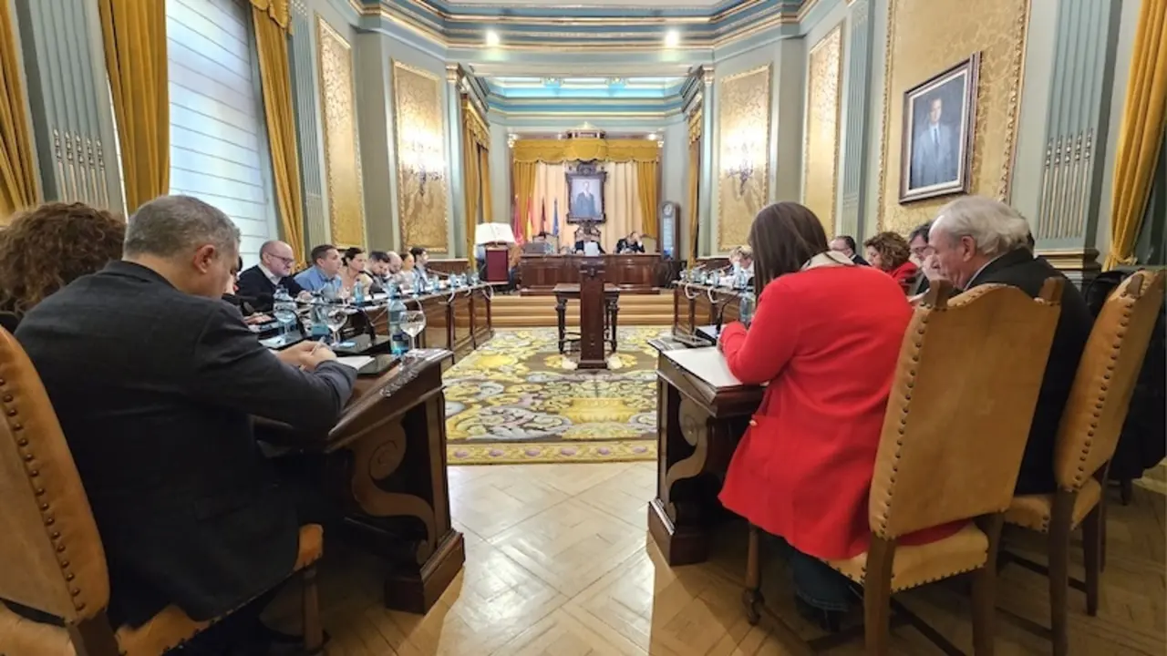 En la imagen un instante del Pleno de la Diputación Provincial de Albacete