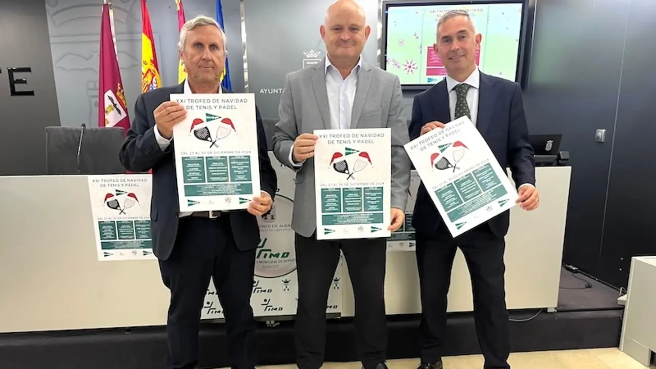 Unas 200 raquetas participarán en Albacete en el XXI Trofeo Navidad de Tenis y Pádel