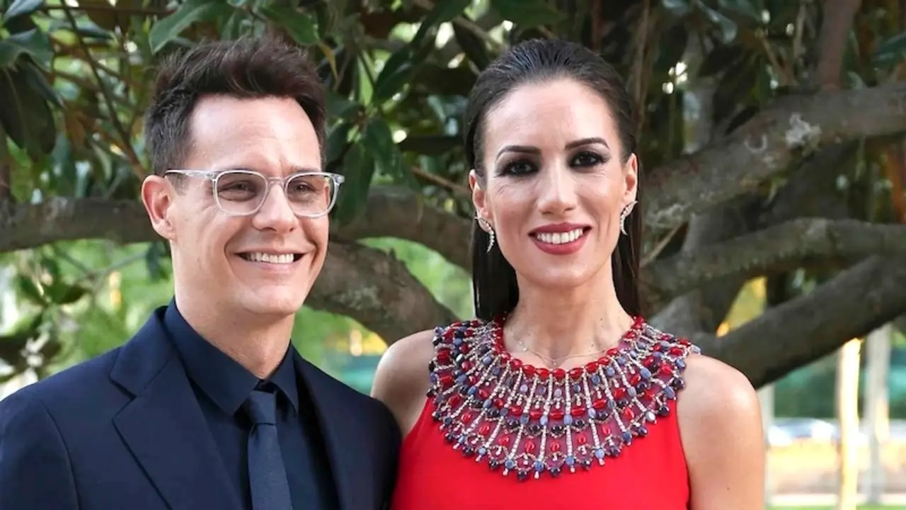 En la imagen de archivo los presentadores Patricia Pardo y su pareja Christian Gálvez