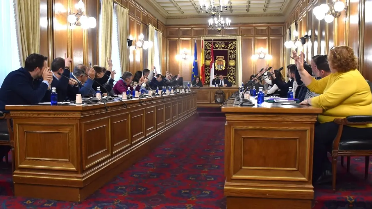 En la imagen un instante del Pleno de la Diputación de Cuenca celebrado este lunes