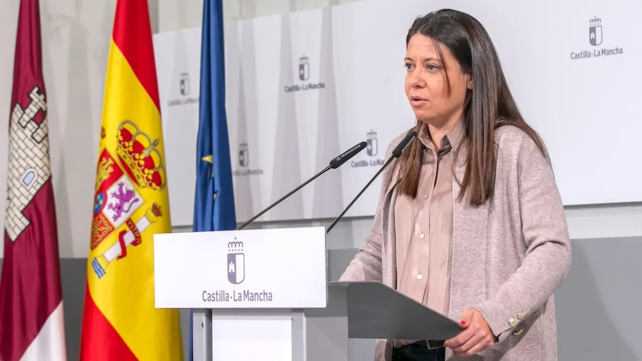 La consejera de Bienestar Social de Castilla-La Mancha, Bárbara García Torijano, ha informado en rueda de prensa de asuntos de su departamento abordados en el Consejo de Gobierno