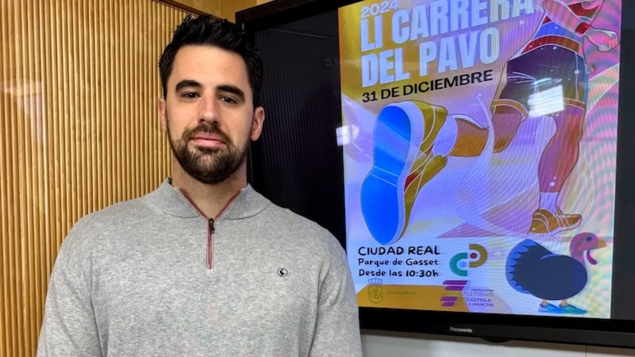 El concejal de Deportes de Ciudad Real, Pau Beltrán, ha informado sobre la Carrera del Pavo