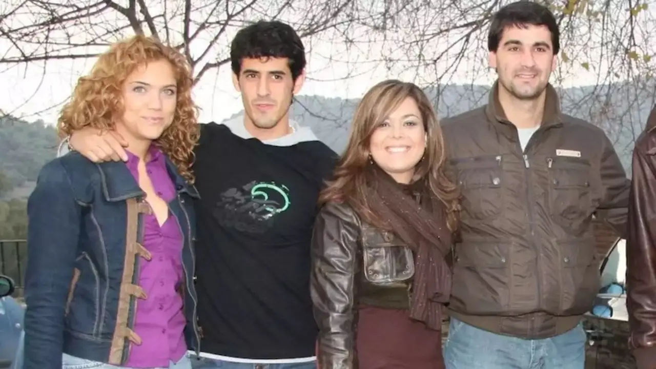 En la imagen de archivo Beatriz Trapote, Víctor Janeiro, María José Campanario y Jesulín de Ubrique