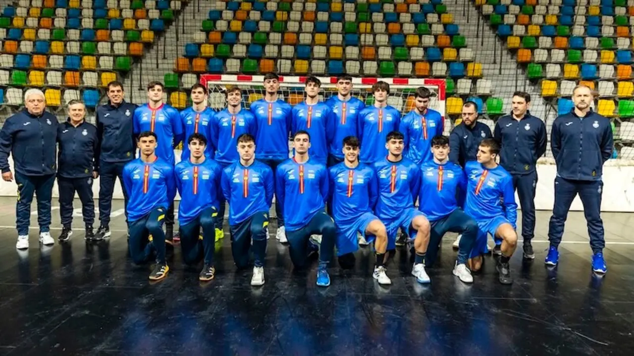 Los 'Hispanos Junior' preparan el Torneo 4 Naciones en el 'Quijote Arena' - Fotografía: La Tribuna/Rueda Villaverde