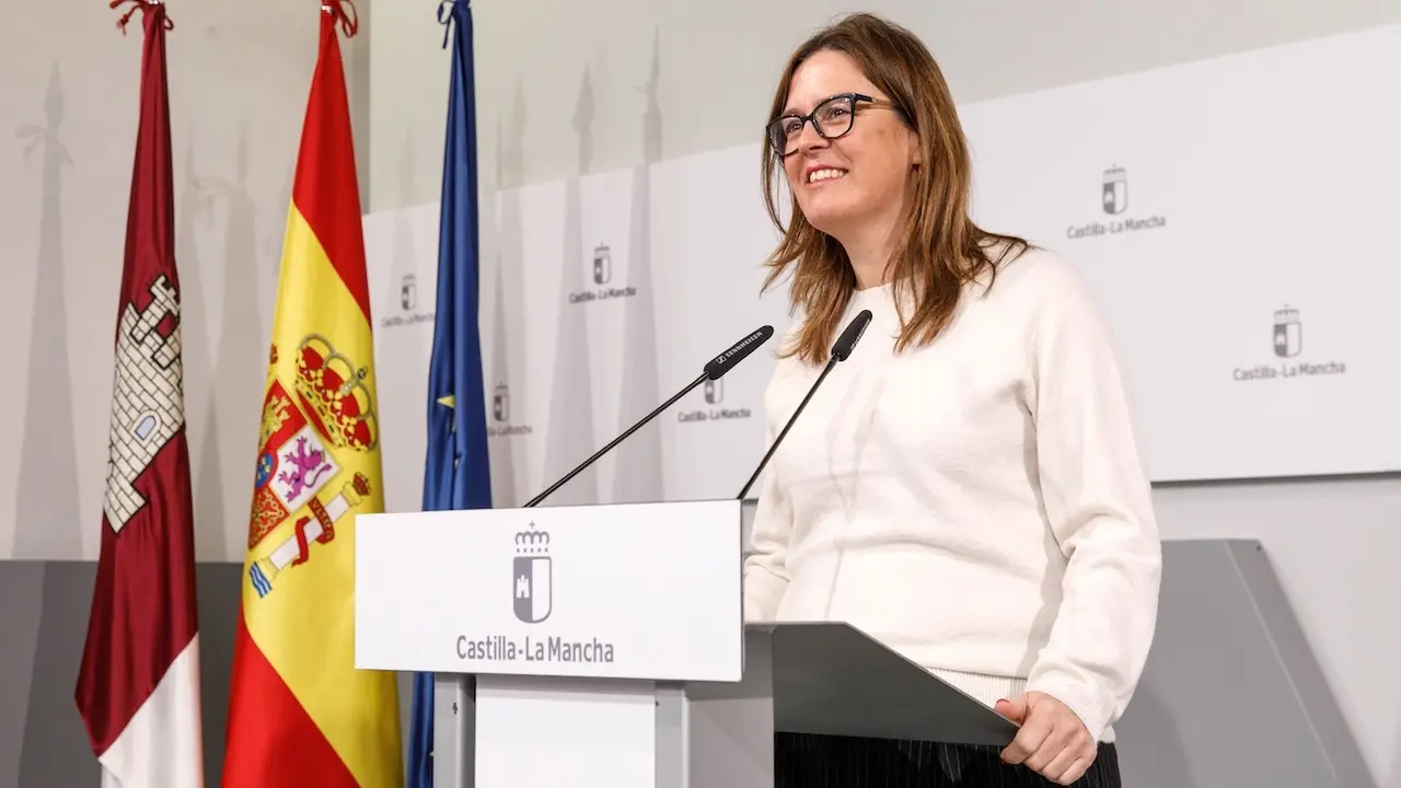 La consejera portavoz del Gobierno de Castilla-La Mancha, Esther Padilla, ha informado en rueda de prensa de los asuntos del Consejo de Gobierno