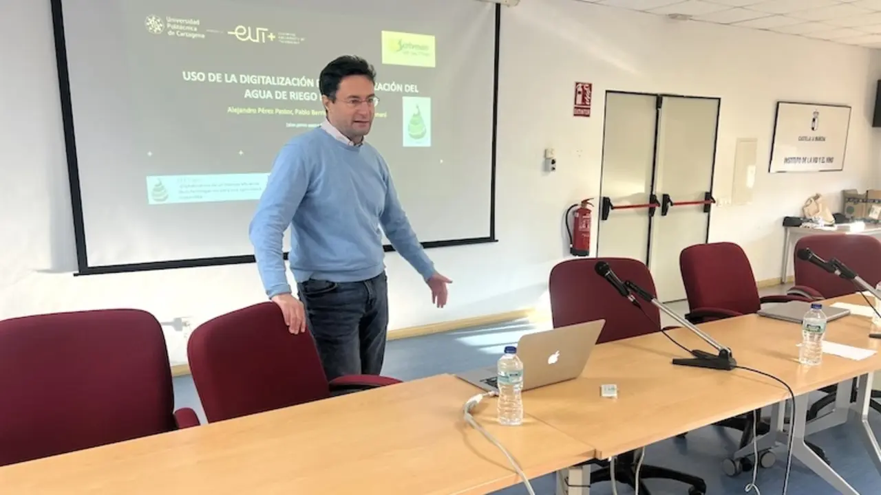El catedrático de la Universidad Politécnica de Cartagena y coordinador del proyecto europeo Life Triplet, Alejandro Pérez