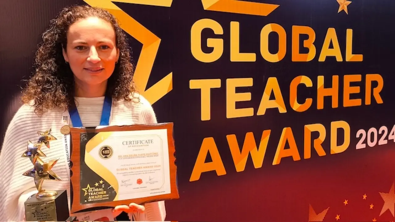 La castellanomanchega Ana Belén Yuste, elegida una de las mejores profesoras del mundo