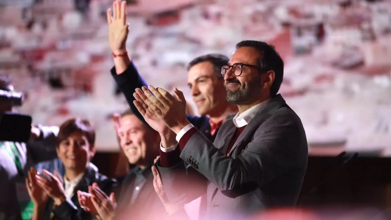 Sergio Gutiérrez, secretario de Organización del PSOE de Castilla-La Mancha, abre el XIII Congreso que encumbrará a García-Page al frente del partido - EP/Juanma Jiménez