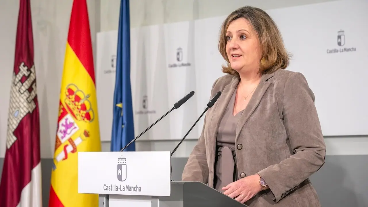 La consejera de Economía, Empresas y Empleo, Patricia Franco, ha informado en rueda de prensa de asuntos de su departamento abordados en el Consejo de Gobierno