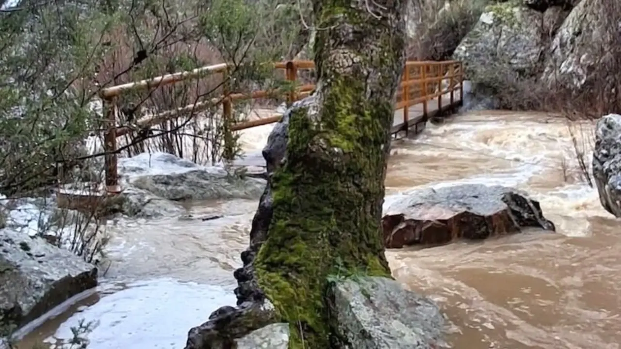 Estado de la ruta del Boquerón del Estena - Fotografía: F. Palacio (PNC)