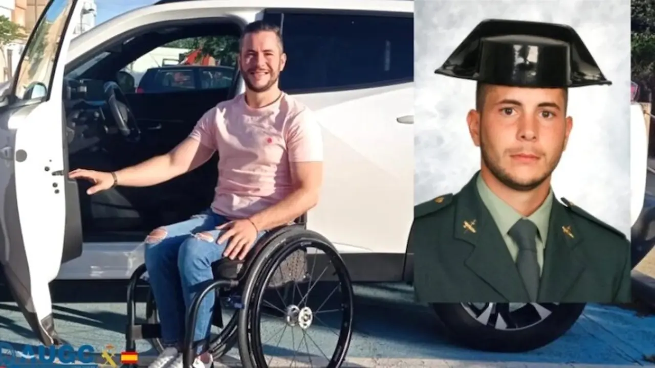 El agente de San Clemente (Cuenca) Jacobo Barchín denuncia que debido a su discapacidad no le permiten trabajar como guardia civil