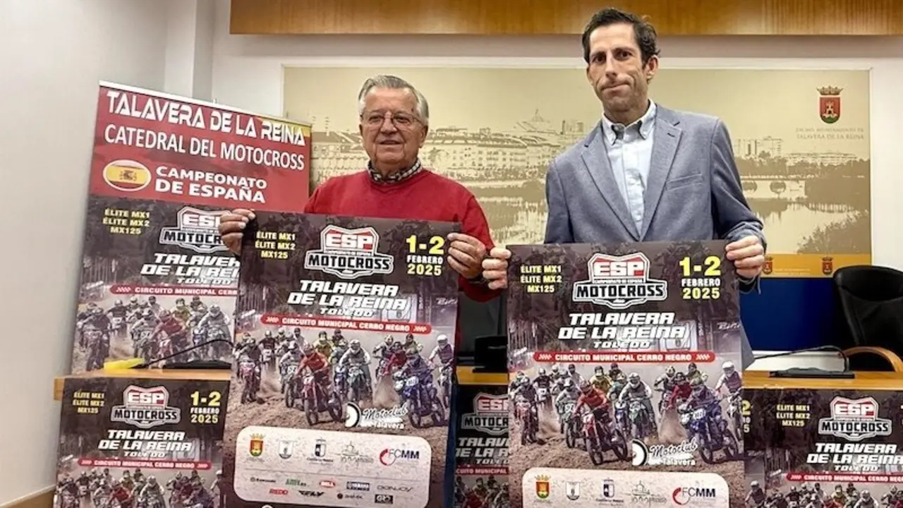 Un centenar de pilotos, en el Campeonato de España de Motocross en Talavera de la Reina (Toledo)