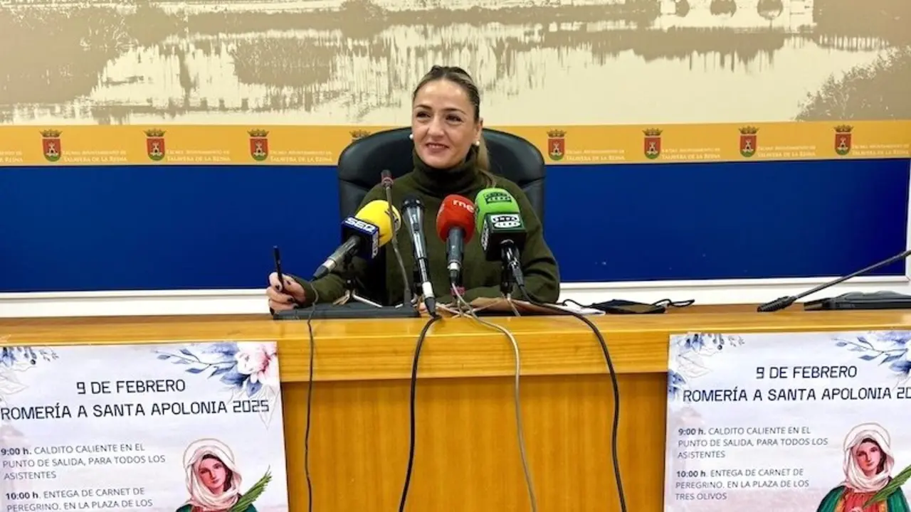 La edil de Festejos del Ayuntamiento de Talavera de la Reina, María Pilar Guerrero, ha presentado la tradicional romería de Santa Apolonia