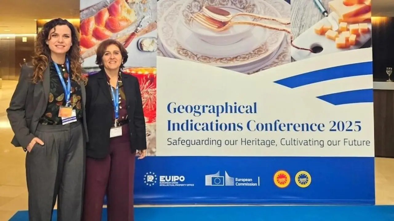 La directora general de Asuntos Europeos, Nazareth Rodrigo, ha participado, en Alicante, en la sede de la Oficina de Propiedad Intelectual de la Unión Europea (EUIPO), en unas jornadas centradas en las IGP