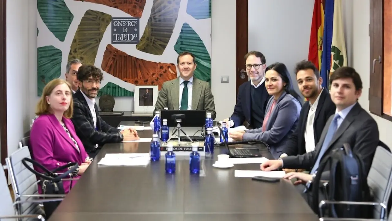 El alcalde de Toledo, Carlos Velázquez, ha presidido la reunión de la Comisión Ejecutiva del Consorcio de Toledo