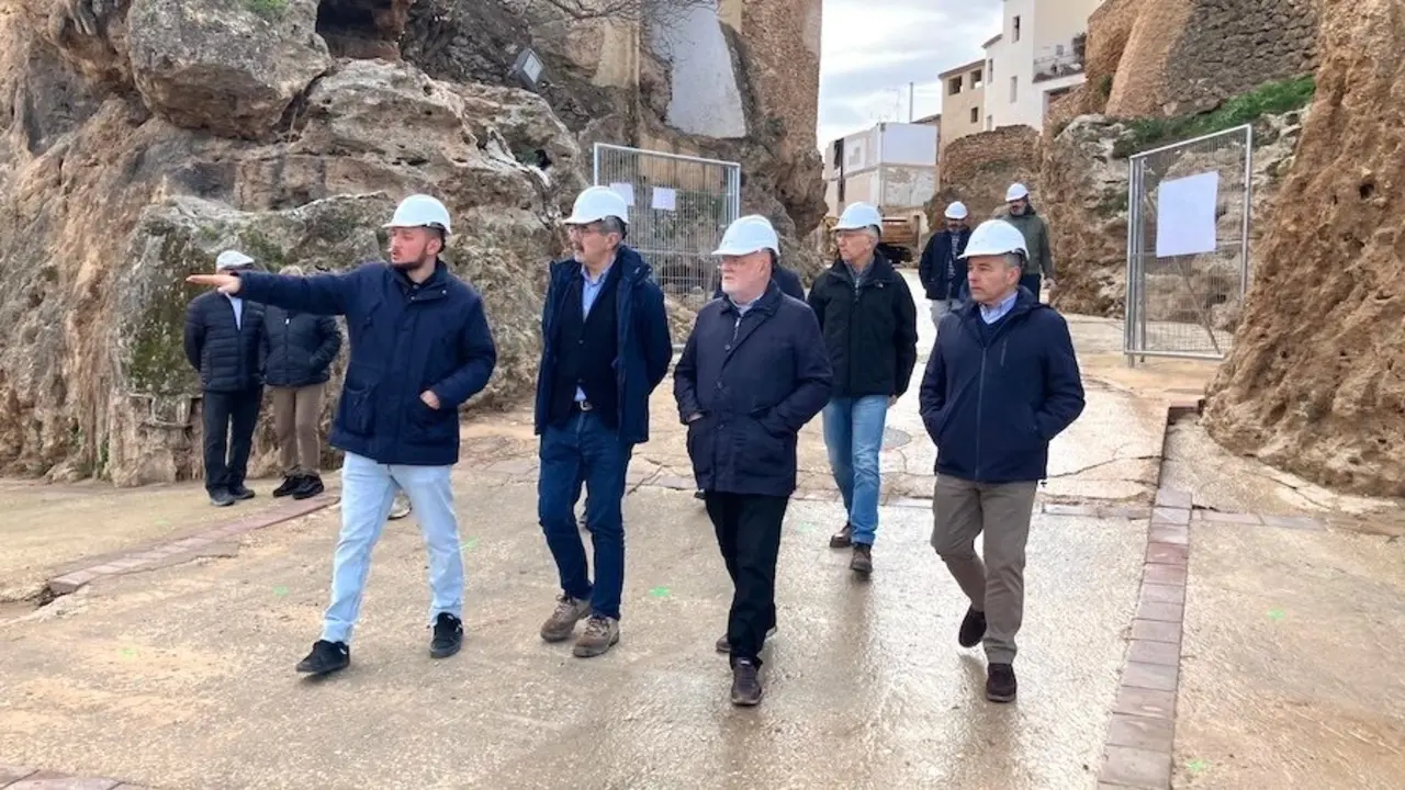 El Comisionado Especial para la reparación de los daños provocados por la dana visita Letur (Albacete)