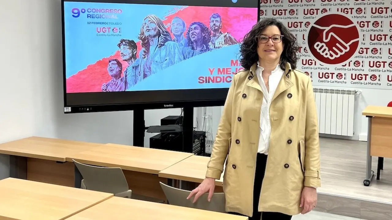 Lola Alcónez presenta su candidatura a la Secretaría General de UGT Castilla-La Mancha