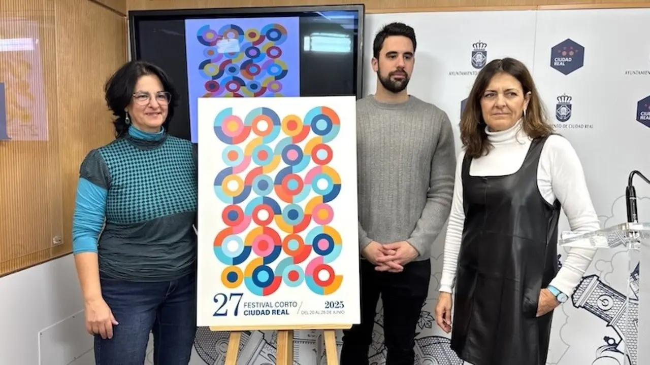 Una obra del diseñador Alberto León anuncia el 27 Festival Corto de Ciudad Real
