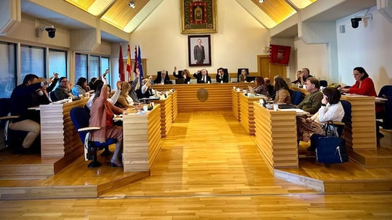 En la imagen un instante del pleno del Ayuntamiento de Ciudad Real celebrado este viernes en el Consistorio