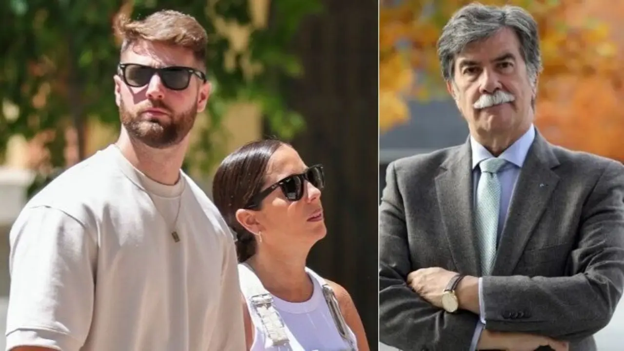 En el fotomontaje en imágenes de archivo Anabel Pantoja junto a su novio David Rodríguez y el primer Defensor del Menor y psicólogo forense, Javier Urra