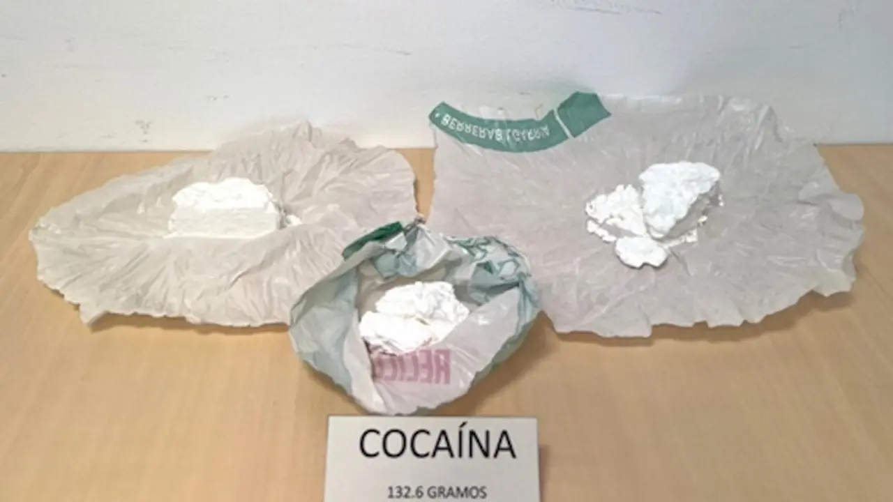 La Guardia Civil detiene a dos personas con 132 gramos de cocaína en Daimiel (Ciudad Real)