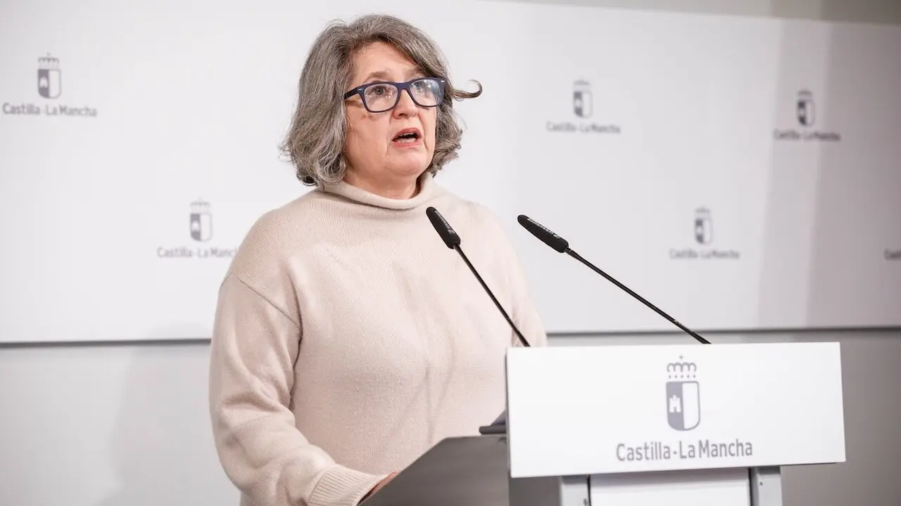 La consejera de Desarrollo Sostenible de Castilla-La Mancha, Mercedes Gómez, ha informado en rueda de prensa de asuntos de su departamento abordados en el Consejo de Gobierno