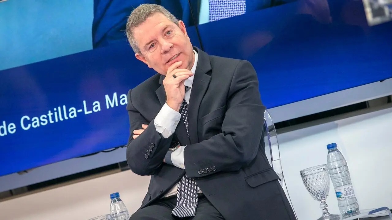 El presidente de Castilla-La Mancha, Emiliano García-Page, ha protagonizado, en Madrid, el desayuno informativo que organiza el diario ‘La Razón’