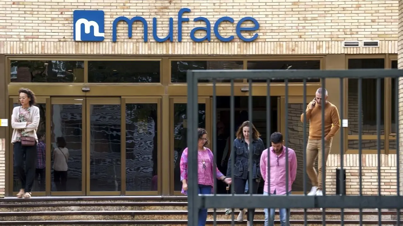 En la imagen de archivo la sede de la mutua de funcionarios Muface en Madrid