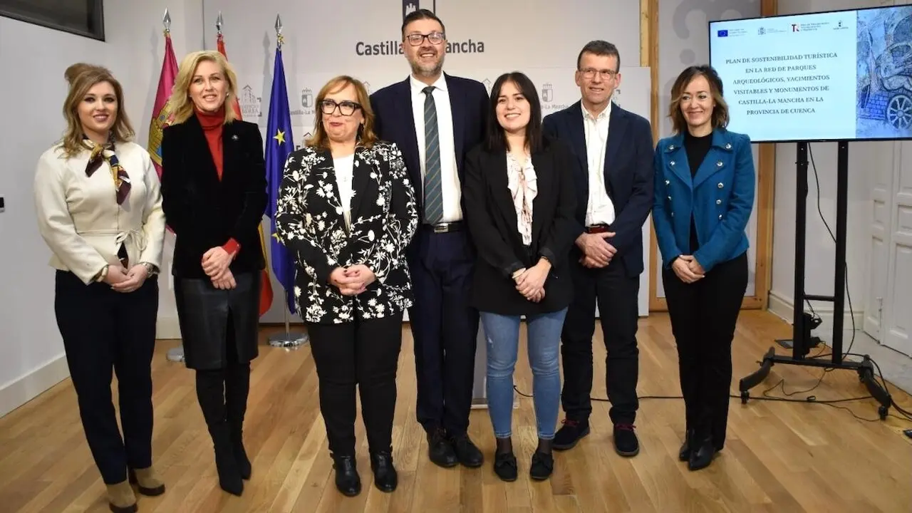 El consejero de Educación, Cultura y Deportes, Amador Pastor, ha presentado la inversión que el Gobierno regional realizará en los parques arqueológicos de la provincia de Cuenca