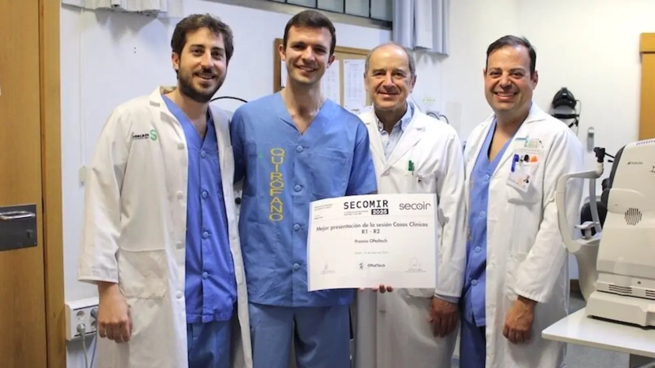 Un residente de Oftalmología de Ciudad Real, mejor caso clínico de complicación poco frecuente de cirugía de cataratas