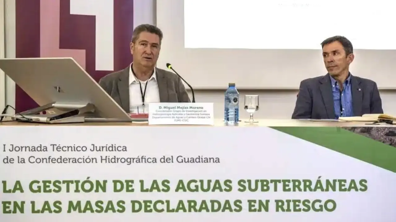 Miguel Mejías, coordinador del Grupo de Investigación en Hidrogeología Aplicada del IGME / CHG