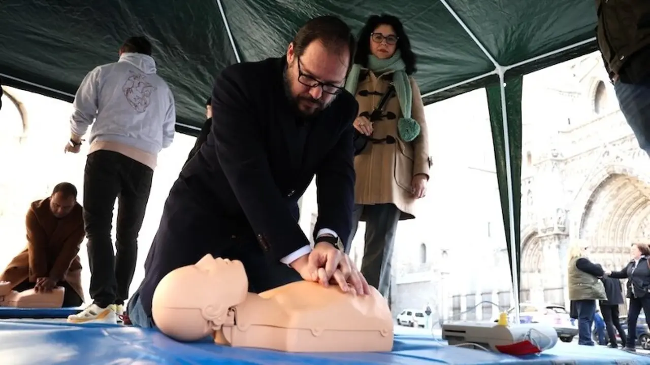 El Casco Histórico de Toledo acoge cursos de reanimación y primeros auxilios