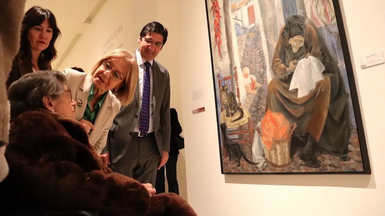 El vicepresidente segundo del Gobierno de Castilla-La Mancha, José Manuel Caballero, ha inaugurado la exposición ‘Gloria Merino. La exaltación sublime de La Mancha’ en el Museo Convento de La Merced