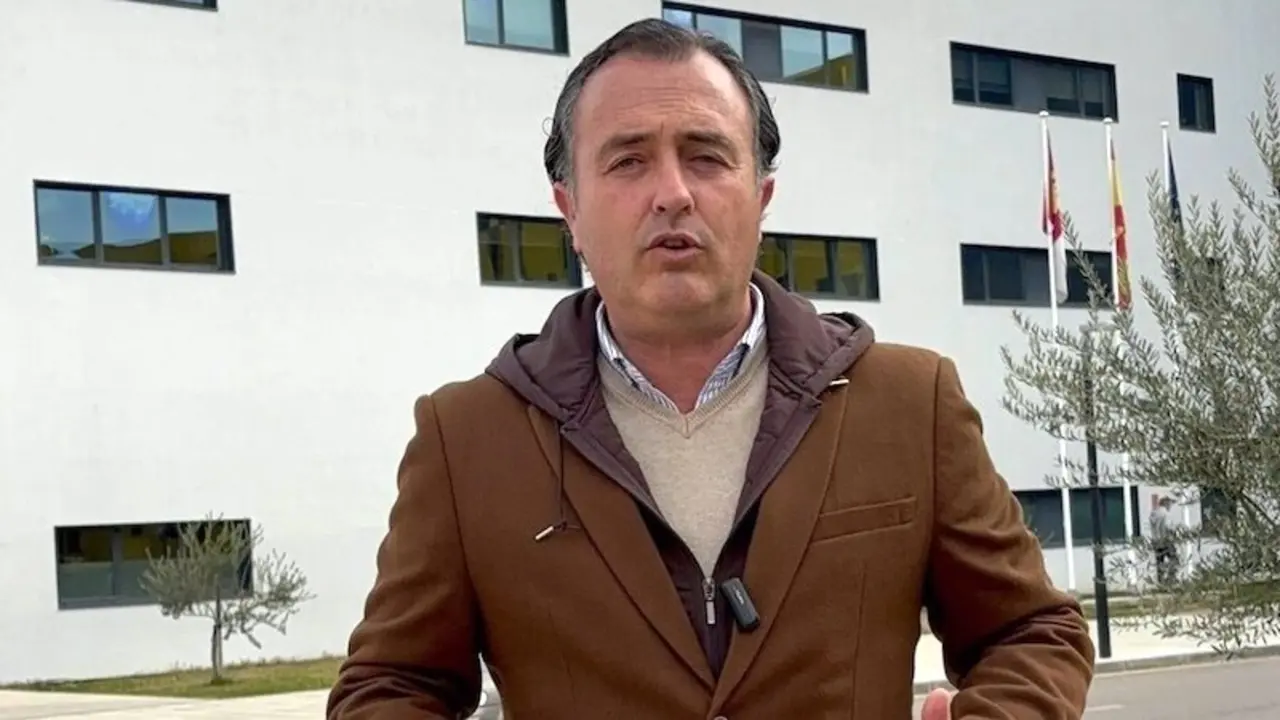 El presidente del Grupo Parlamentario VOX en las Cortes de Castilla-La Mancha, David Moreno