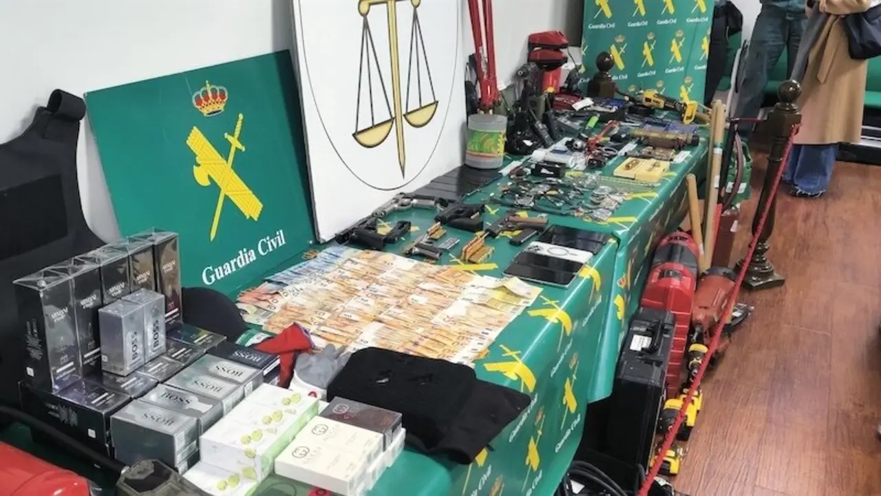 Cae un grupo criminal por robos en Toledo, Ciudad Real y Madrid con 5 detenidos