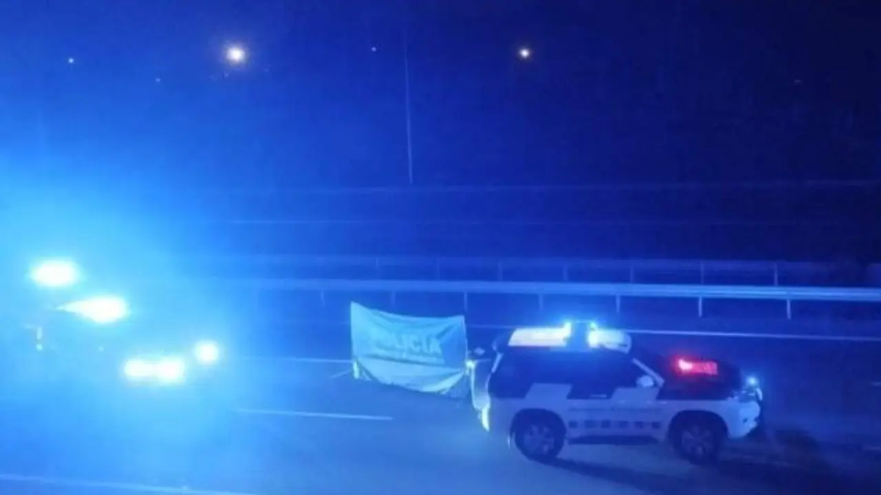 Imagen de archivo de un atropello en una carretera con una víctima mortal