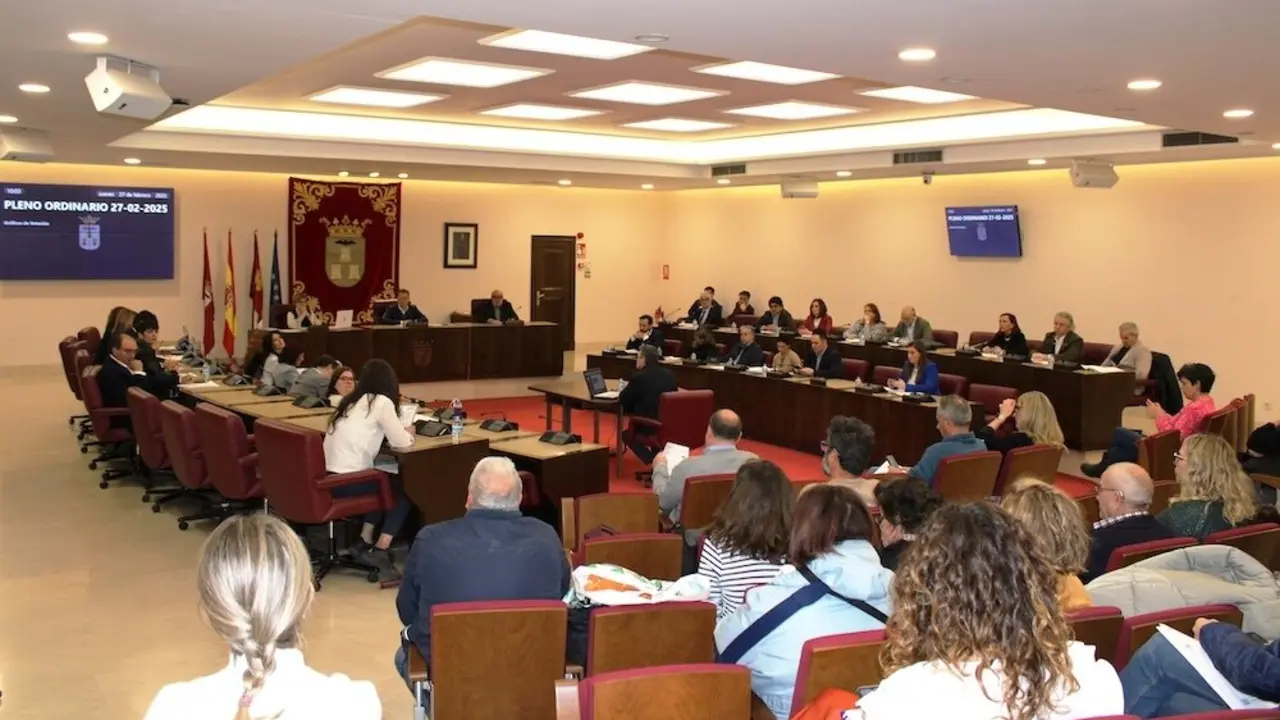 En la imagen un instante del Pleno del Ayuntamiento de Albacete celebrado este jueves en el consistorio