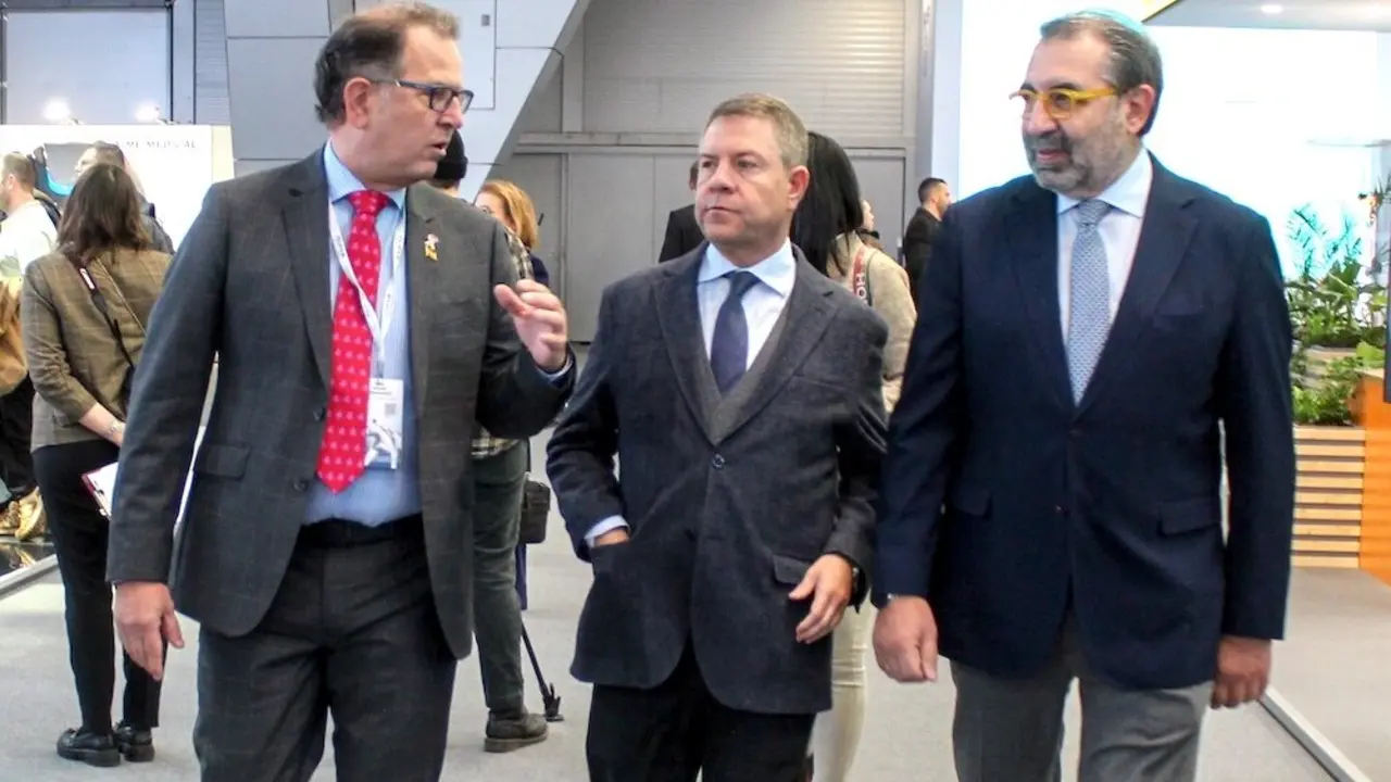 El presidente de Castilla-La Mancha, Emiliano García-Page, ha asistido al Congreso Europeo de Radiología que se celebra en el complejo Austria Center Vienna