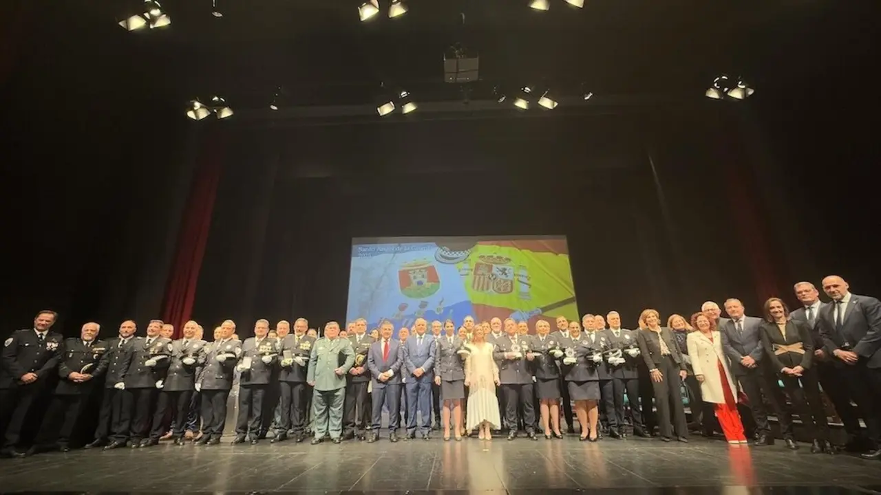 Acto con motivo de la celebración del patrón de la Policía Local de Talavera de la Reina (Toledo)