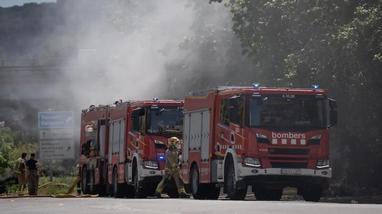 bomberos, incendio