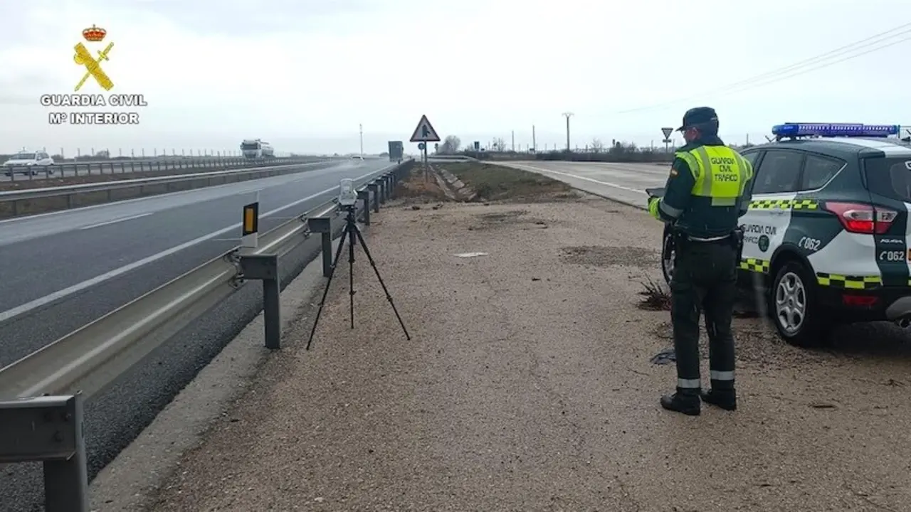 Guardia Civil, tráfico, control, radar, velocidad