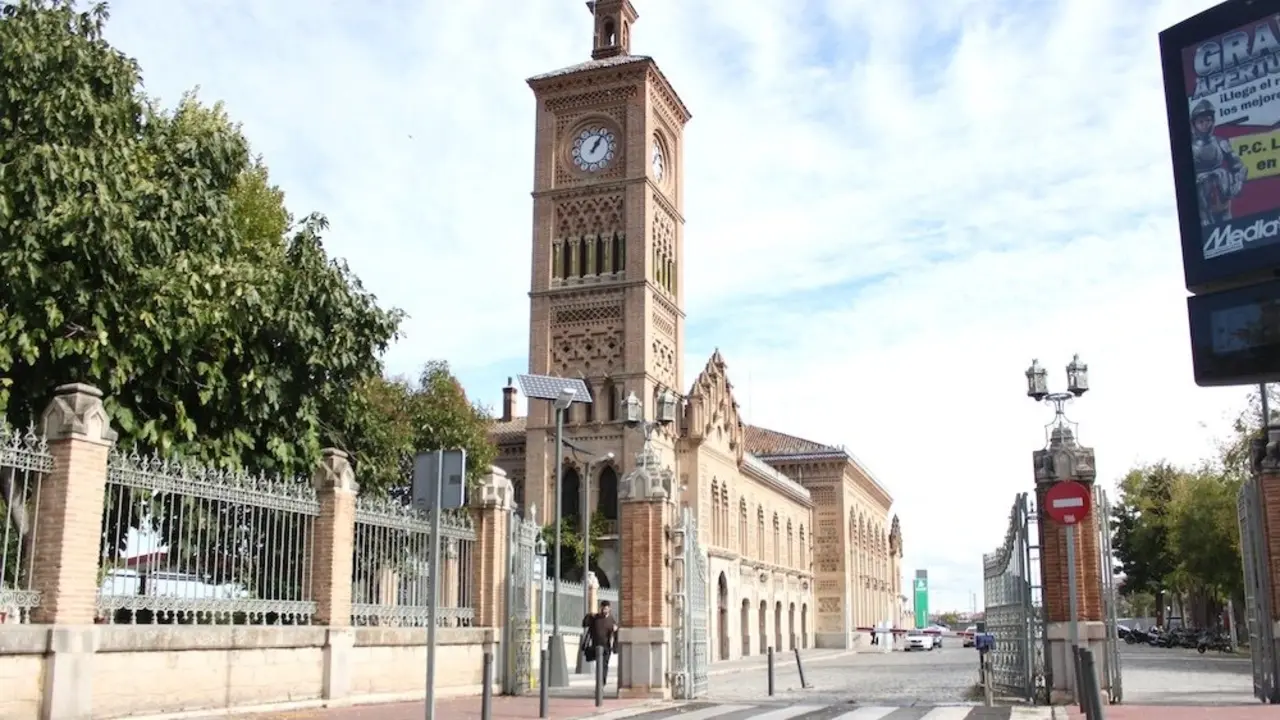 En la imagen de archivo la estación actual de tren de Toledo en el barrio de Santa Bárbara